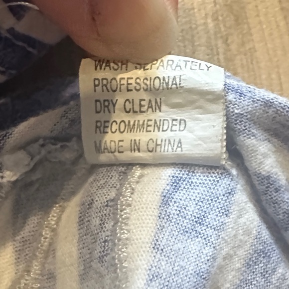 Kids Blue Striped Tee with Rabbit Design - Picture 7 of 9